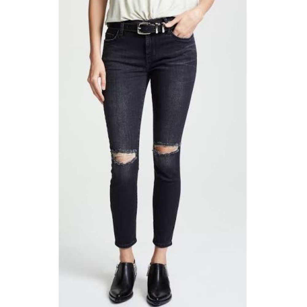 Current/Elliott Black Skinny Jeans Size 25